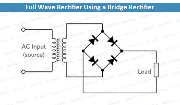 Full Wave Rectifier Using a Bridge Rectifier