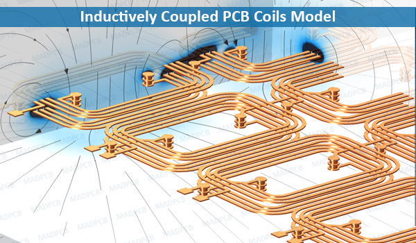 Inductively Coupled PCB Coils Model - Magnetic Reluctance