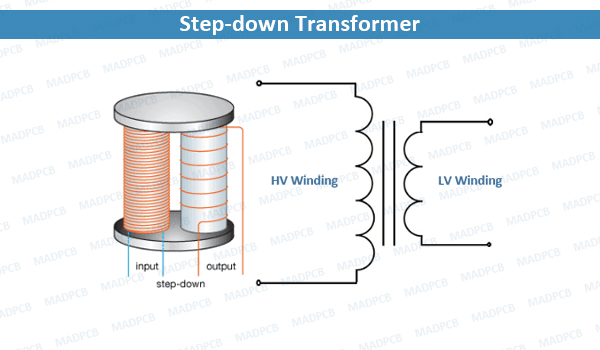 Step-Up and Step-Down Transformers: Simulation and Calculations